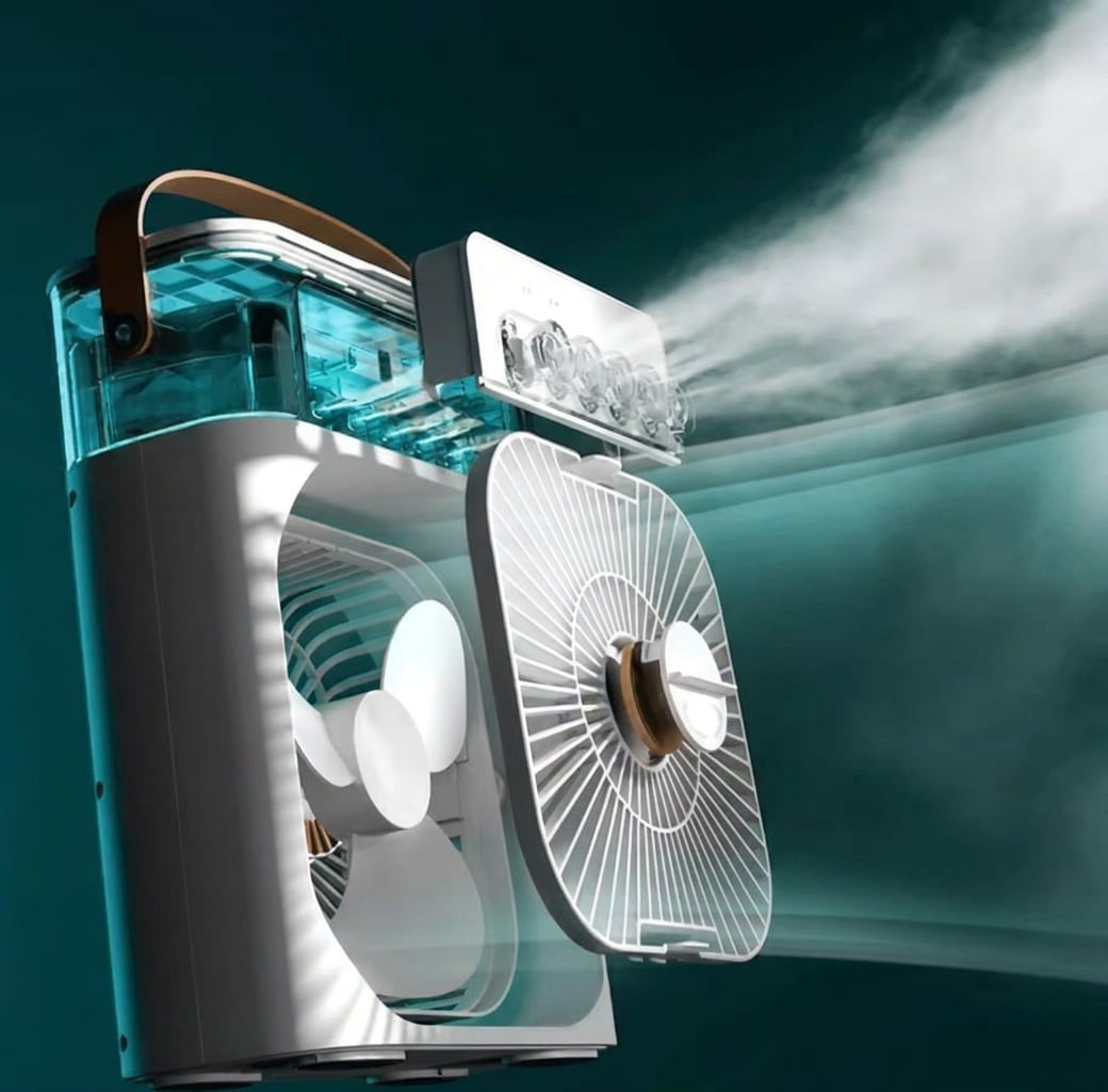 Desktop Air Cooler Fan & Humidifier