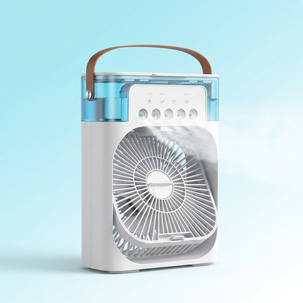 Desktop Air Cooler Fan & Humidifier